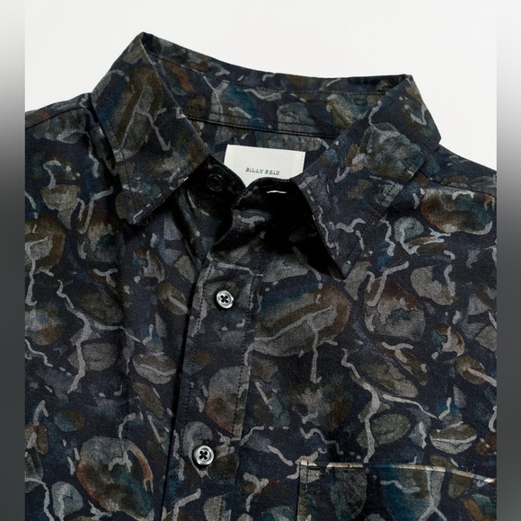 Billy Reid Low Tide Msl 1-Pocket Shirt M - Picture 3 of 7
